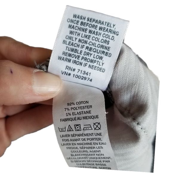 Citizens of Humanity Men's Grey Core Slim Straight Leg-Sz 34 - Picture 14 of 14